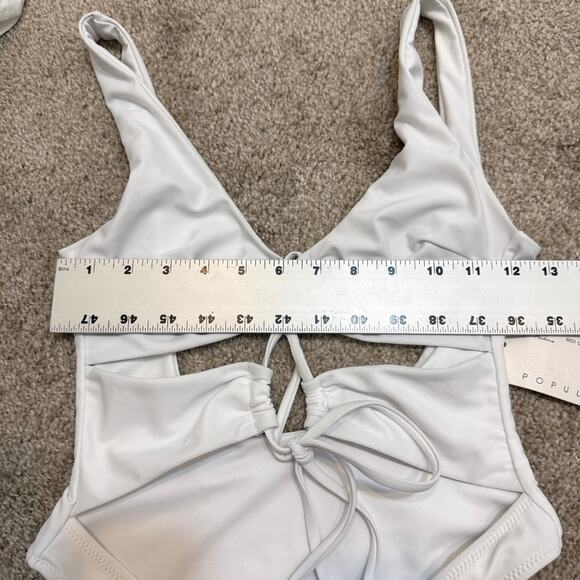 CHYRII small cutout lace up high cut one piece swimsuit monokini SW 2923 - Picture 4 of 10